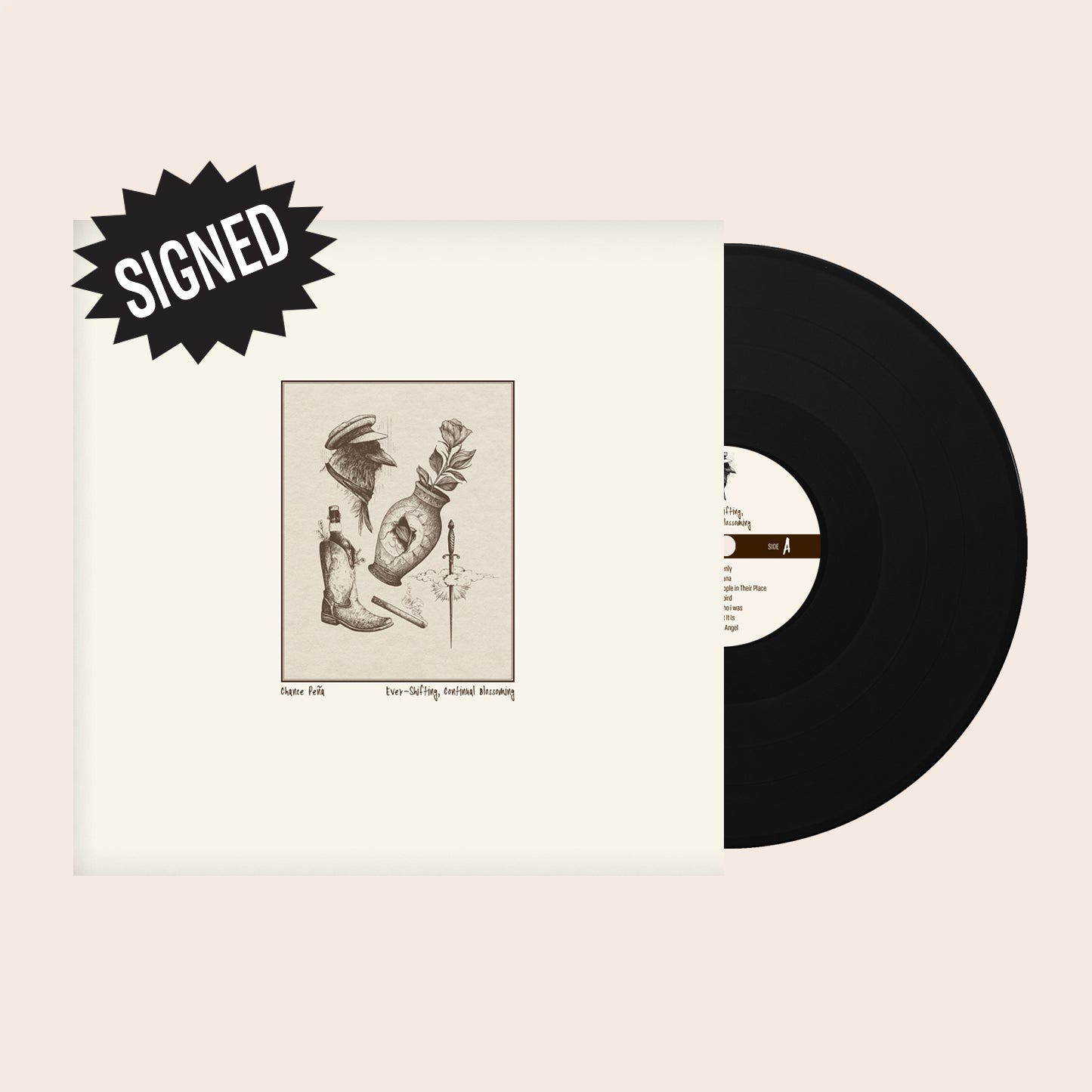 Ever Shifting, Continual Blossoming Signed LP (Black)
