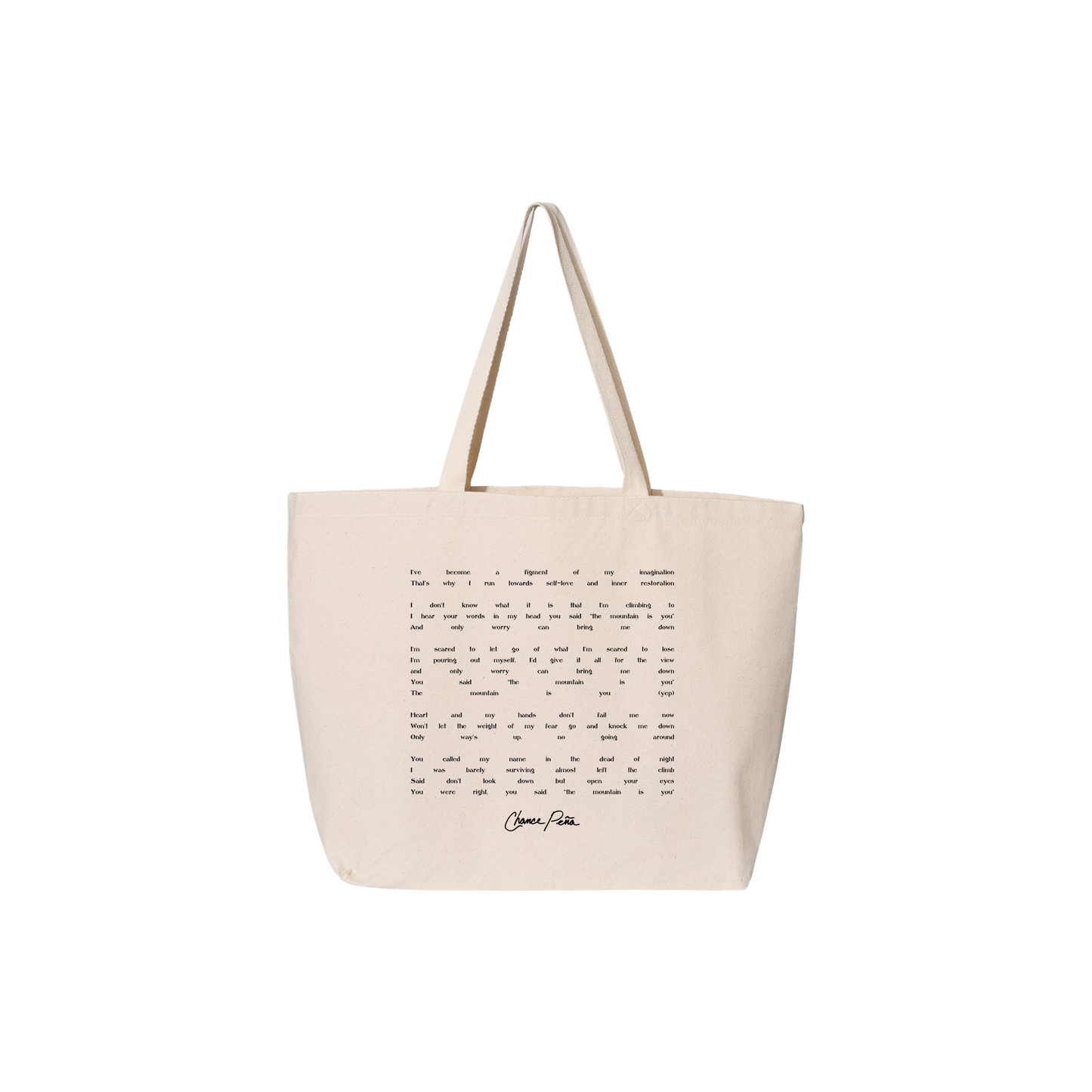 The Mountain Is You Jumbo Tote